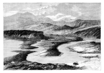 De Dui Vallei, Sachalin, Rusland, 1895