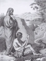 Giotto en Cimabue, uit L