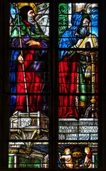 Kathedraal Sainte-Marie, Auch, Gers, 2018 (glas-in-loodraam)