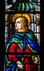 Kathedraal Sainte-Marie, Auch, Gers, 2018 (glas-in-loodraam)