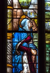 Kathedraal Sainte-Marie, Auch, Gers, 2018 (glas-in-loodraam)