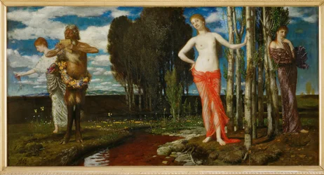 Fruehlingserwachen - Ontwaken van de lente ... (schilderij op doek)