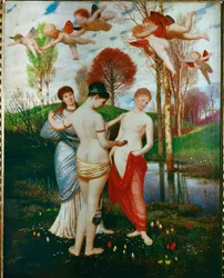 Hymnus an den Fruehling (olieverf op doek)