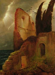 Ruïne aan Zee