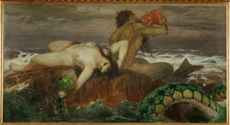 Triton en Nereide ... (schilderij op doek)