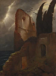 Ruïne aan Zee