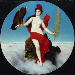 De vrijheid Helvetia, 1891