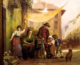 De kastanjeverkoper