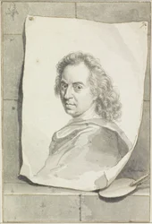 Portret van David van der Plaes