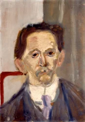 ZEMLINSKY, Alexander von - portret door Arnold Schoenberg, Oostenrijkse componist en dirigent