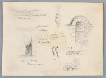 Architectonische Schetsen van Chenonceaux