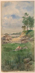 Landschap van Nantucket Island