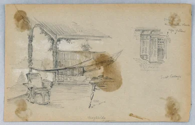 Twee schetsen, Scott Cottage