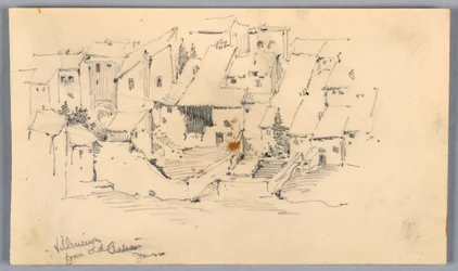 Villeneuve vanaf het oude kasteel