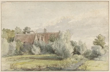 Huis tussen bomen