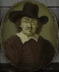 Portret van Jeremias de Decker, Dichter in Amsterdam
