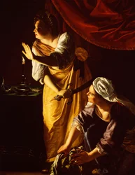 Judith en haar dienstmaagd met het hoofd van Holofernes