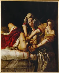 Judith en Holofernes (schilderij op doek)