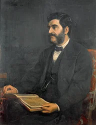 Portret van Hormuzd Rassam, 1869