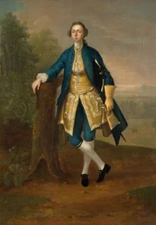 Portret van een Man in Blauw, 1785