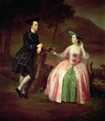 Sir George en Lady Strickland