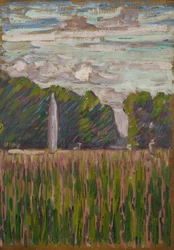 Fontein in een park