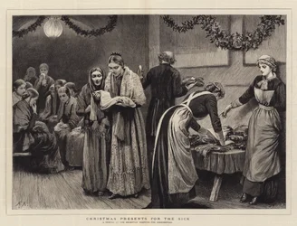 Kerstcadeaus voor de zieken