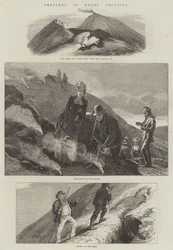 Schetsen van de Vesuvius