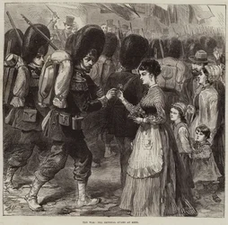 De oorlog, de Keizerlijke Garde bij Metz