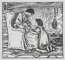 Hans Christian Andersen: Het meisje dat op het brood trapte