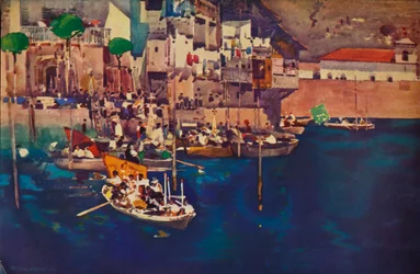 Een mediterrane haven, 1892 1935