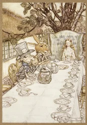 Een gek theekransje, uit Alice
