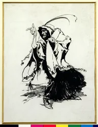 Doornroosje - De Dertiende Fee, illustratie uit Sprookjes van de Gebroeders Grimm, vertaald door mevrouw Edgar Lucas, gepubliceerd in 1900