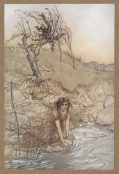 Hermia.
Een scène uit 