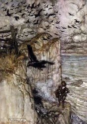 Illustratie door Arthur RACKHAM (1867-1939) voor De Droom van een Zomernacht door William SHAKESPEARE