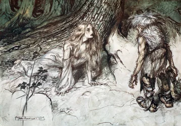 Mime vindt de moeder van Siegfried in het bos, 1924