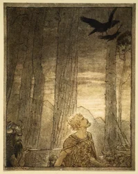 Siegfrieds dood, illustratie uit 