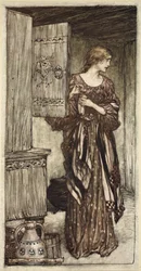 Sieglinde bereidt Hunding