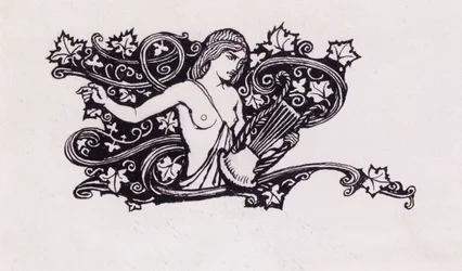 Zoetste Echo, Zoetste Nimf, illustratie uit Comus, door John Milton (1608-74), versie gepubliceerd 1921