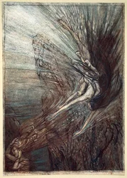 De vrolijkheid van de Rijnmeisjes, 1910