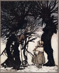 Ze waarschuwden haar .., uit Peter Pan in Kensington Gardens door J M Barrie (1860 - 1937), pub. 1906