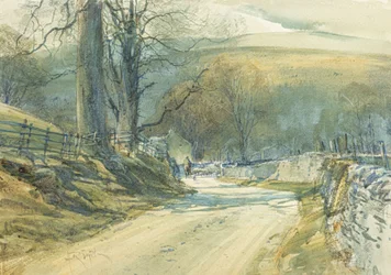De kronkelende weg, Upper Wharfedale