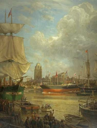 De lancering van de Great Western in 1837