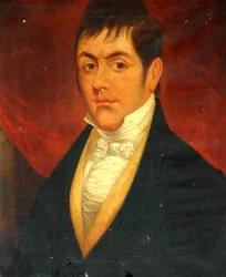 Banks Booth, echtgenoot van Grace Spencer (olieverf op doek)