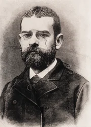 CLARIN, Leopoldo Alas y Urena, ook wel genoemd (1852-1901). Spaanse schrijver. Gravure