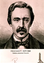 FOUCAULT Jean Bernard Leon: Portret (ets)