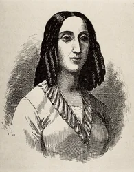 GORRITI, Juana Manuela (1818-1892). Argentijnse schrijfster. Gravure.