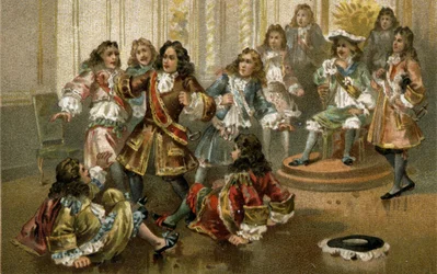 Jean Bart, Franse kaper, aan het hof van koning Lodewijk XIV .