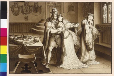 Koning Ottokar II verstoot echtgenote Margaretha en trouwt met Cunigunde