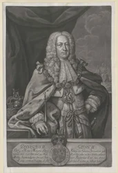 Koning van Engeland keurvorst van Hannover George II